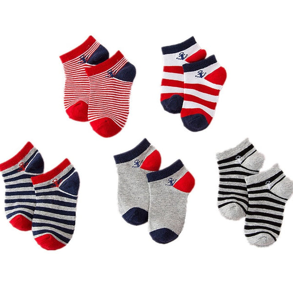 Naval Strip Children Girl Socks