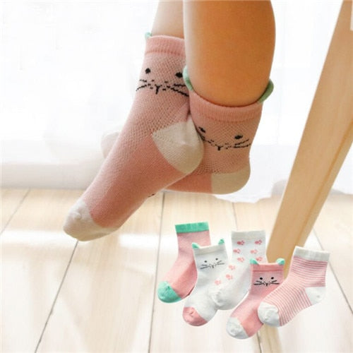 Cartoon Baby Socks Summer Girl Children