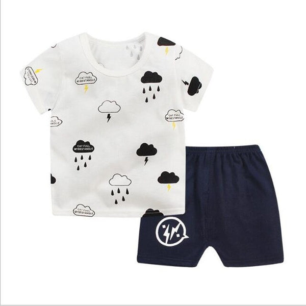Baby Boys Elephant Clothing Sets Summer Elephant Clothes