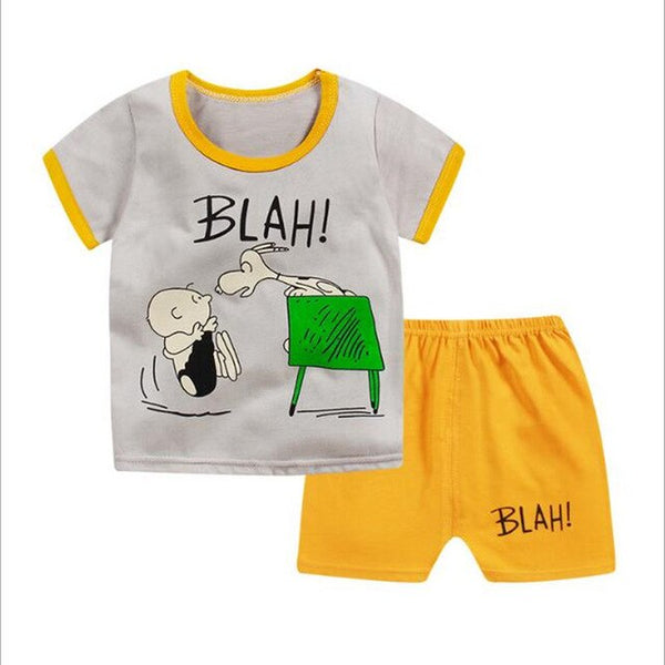 Baby Boys Elephant Clothing Sets Summer Elephant Clothes