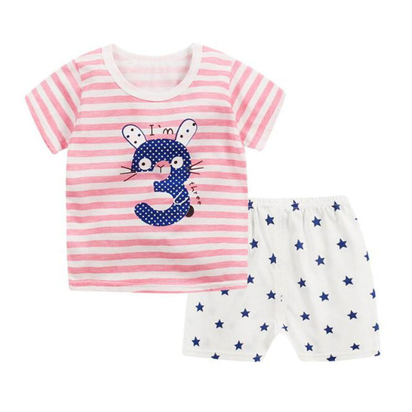 Baby Boys Elephant Clothing Sets Summer Elephant Clothes