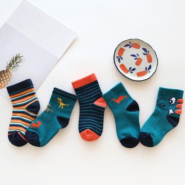 Baby Girl Dinosaur Socks