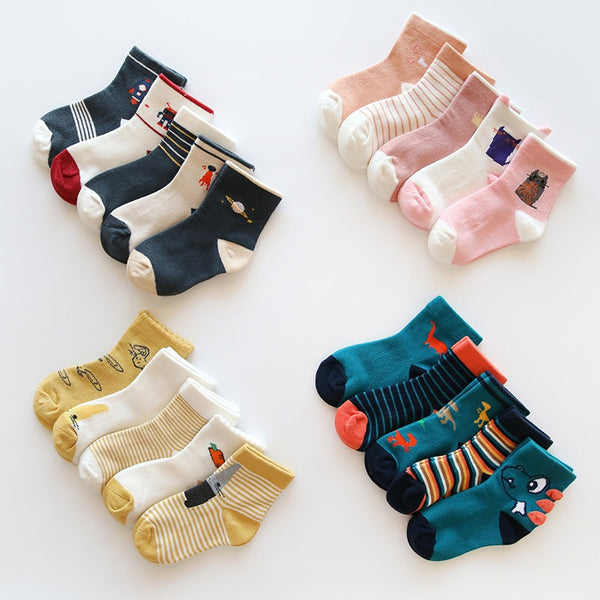 Baby Girl Dinosaur Socks