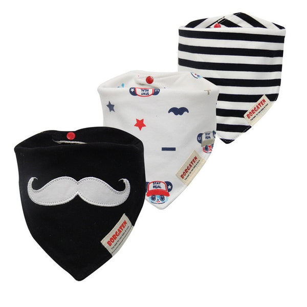 Organic Cotton Baby Bibs Boy