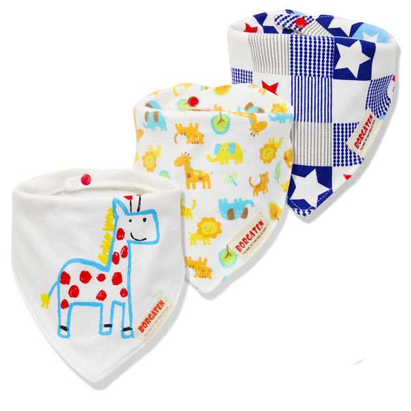Organic Cotton Baby Bibs Boy