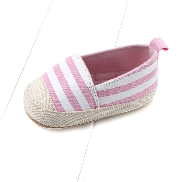 Fashion Striped Baby Girls Shoes