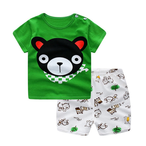 Baby Boy Mickey Mouse Summer Clothes