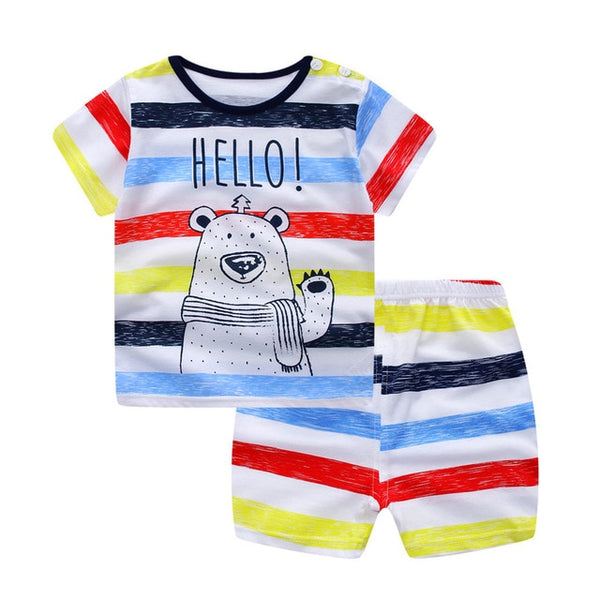 Baby Boy Mickey Mouse Summer Clothes