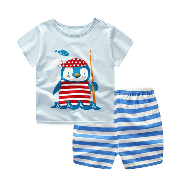 Baby Boy Mickey Mouse Summer Clothes