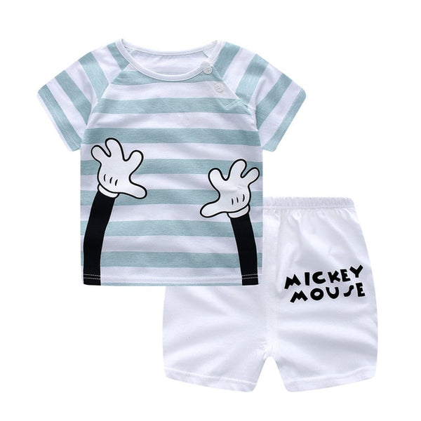 Baby Boy Mickey Mouse Summer Clothes