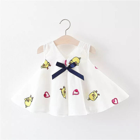 Baby Girls Dress Print Floral Clothes