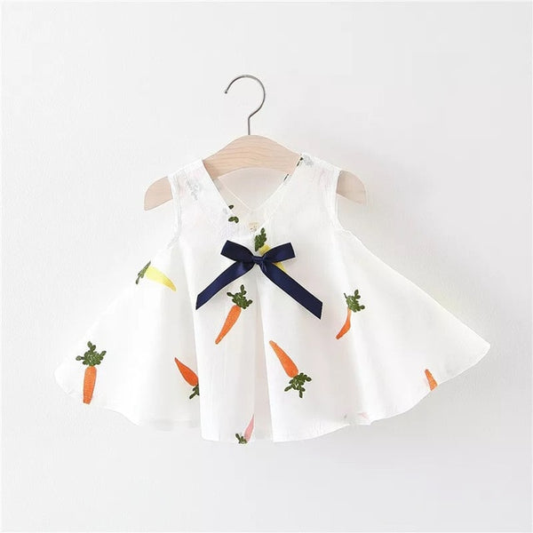 Baby Girls Dress Print Floral Clothes