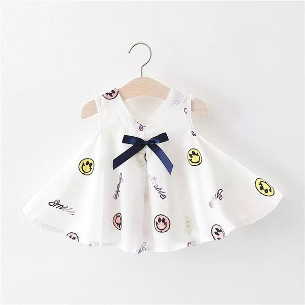 Baby Girls Dress Print Floral Clothes