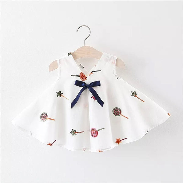 Baby Girls Dress Print Floral Clothes