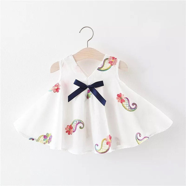 Baby Girls Dress Print Floral Clothes