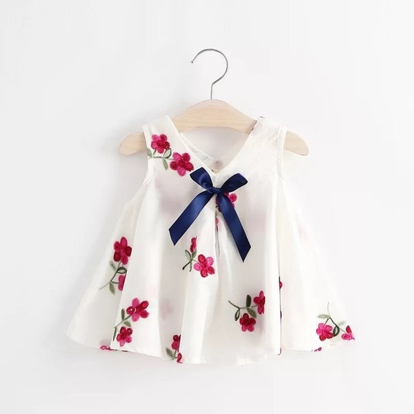 Baby Girls Dress Print Floral Clothes